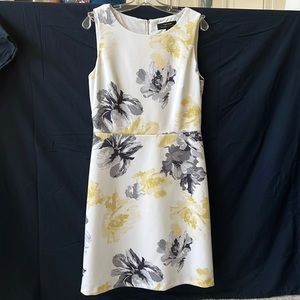 Tahari floral sheath dress
